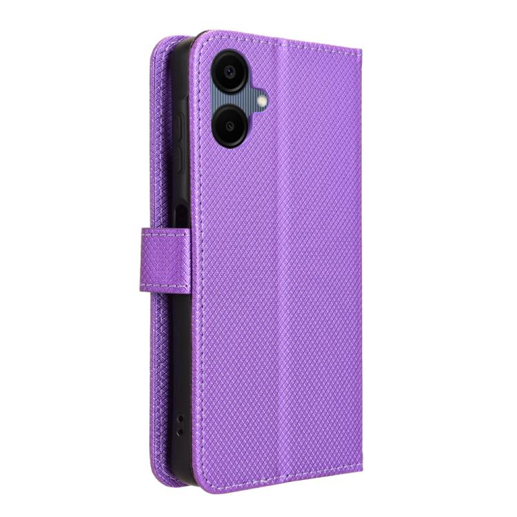 For Samsung Galaxy A06 5G Diamond Texture Leather Phone Case