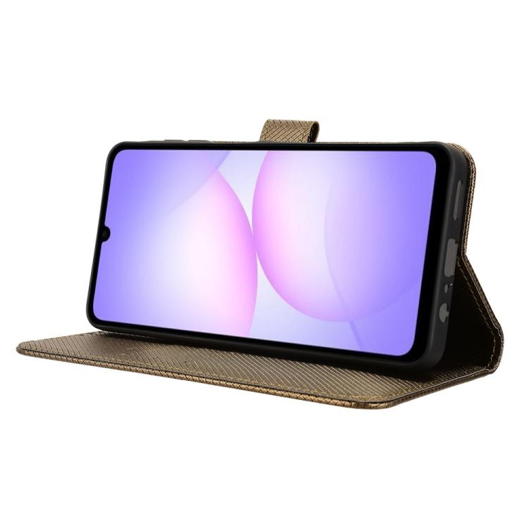 For Samsung Galaxy A07 4G Diamond Texture Leather Phone Case