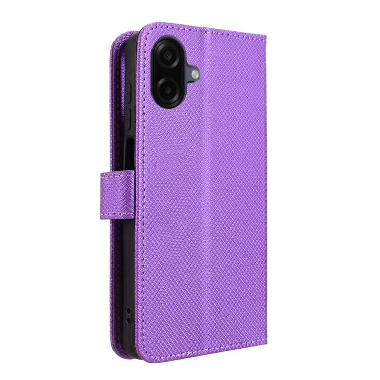 For Samsung Galaxy A07 4G Diamond Texture Leather Phone Case
