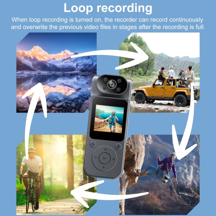 L19 180 Degree Rotation 4K High-definition Travel Recorder, Wifi Version