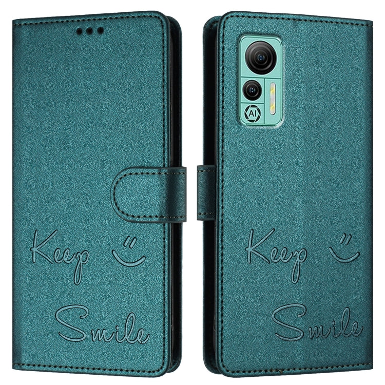 For Ulefone Note 14 Smile Embossing RFID Leather Phone Case
