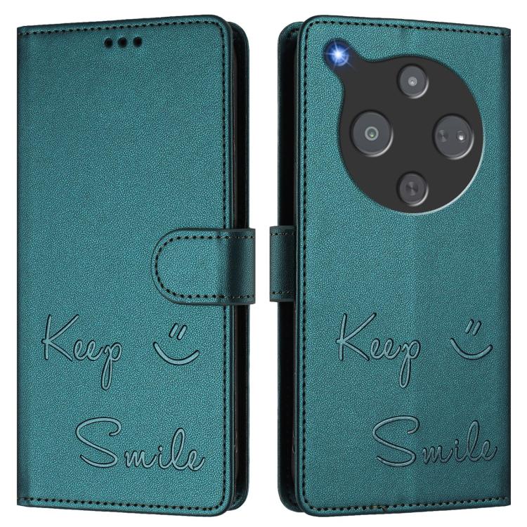 For ZTE Optus X Pro 2 5G Smile Embossing RFID Leather Phone Case