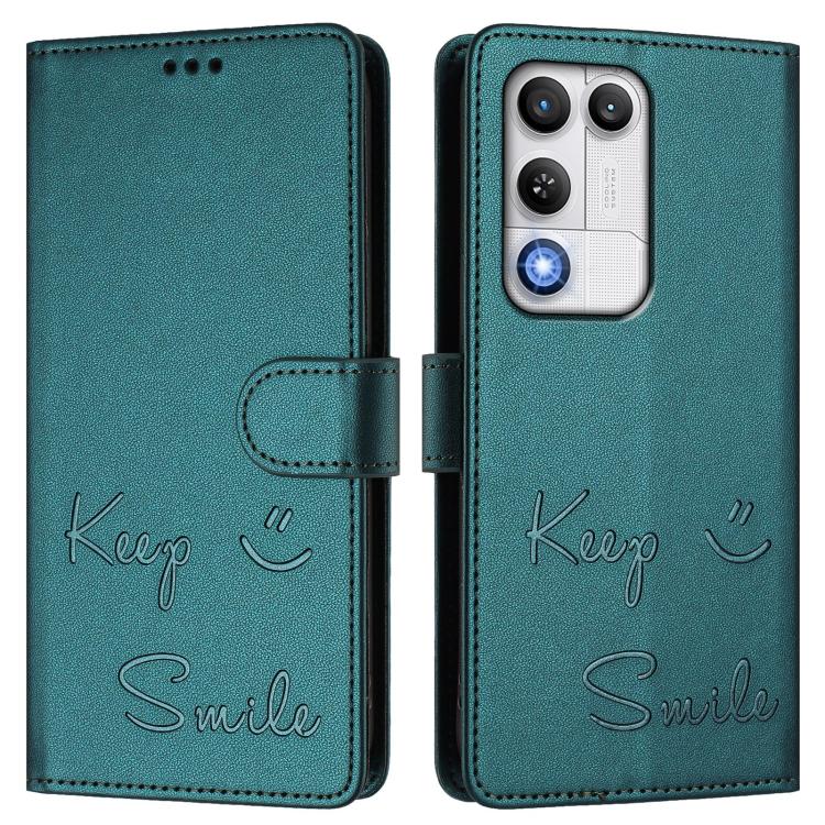 For ZTE nubia RedMagic 11 Air Smile Embossing RFID Leather Phone Case