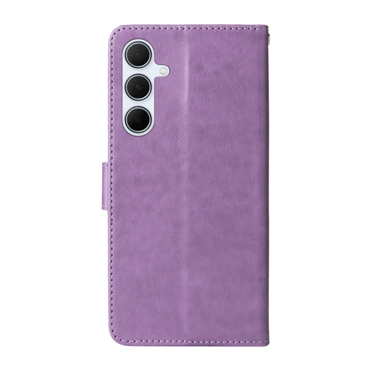 For Galaxy A36 5G / A56 5G Embossed Butterfly Flowers Leather Phone Case