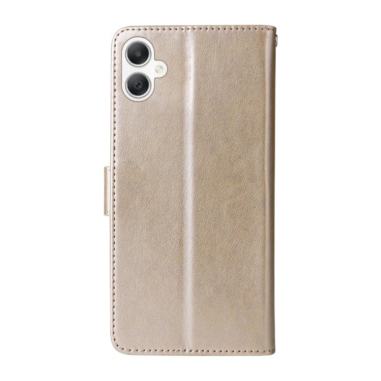 For Galaxy A06 4G / 5G Embossed Butterfly Flowers Leather Phone Case