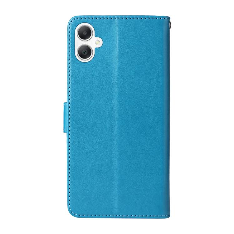 For Galaxy A06 4G / 5G Embossed Butterfly Flowers Leather Phone Case