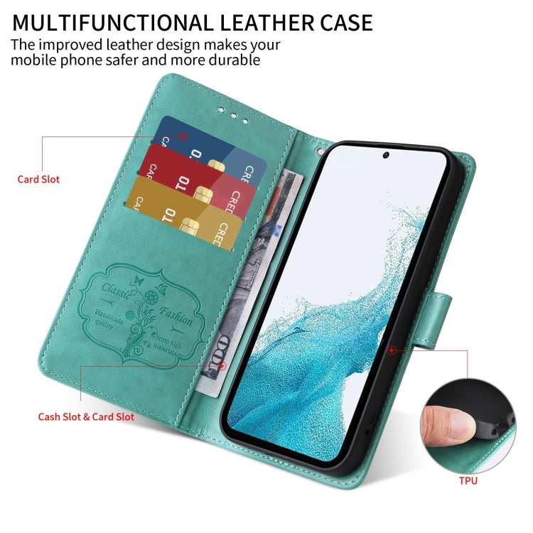 For Galaxy S20 FE Embossed Butterfly Flowers Leather Phone Case