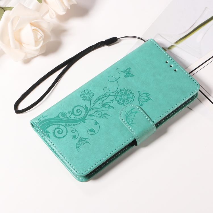 For Galaxy S26 Edge 5G Embossed Butterfly Flowers Leather Phone Case