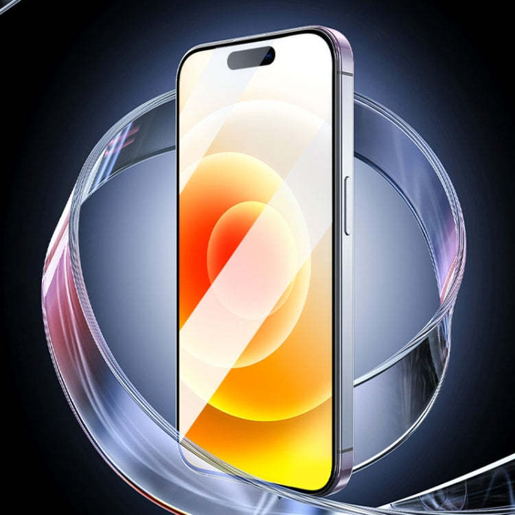 For iPhone 15 WK WTP-084 Speedy Series Dust-free Warehouse HD Tempered Glass Film