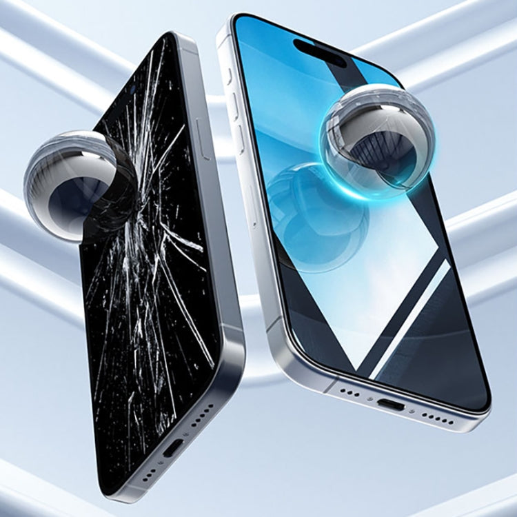 For iPhone 15 Pro WK WTP-085 Speedy Series Dust-free Warehouse Anti-peeping Tempered Glass Film