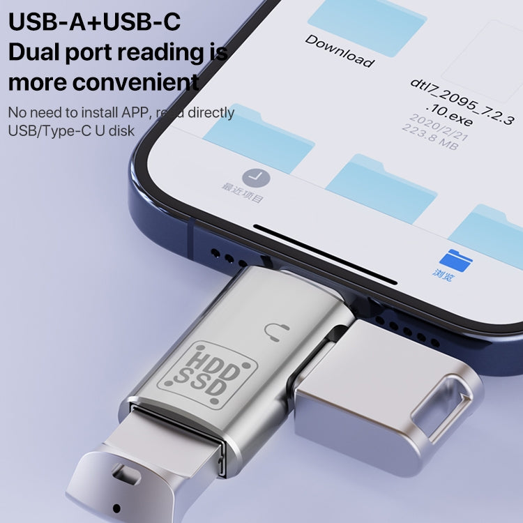 USB-C / Type-C to USB, USB-C / Type-C OTG Adapter Support Earphone & Data Transmission