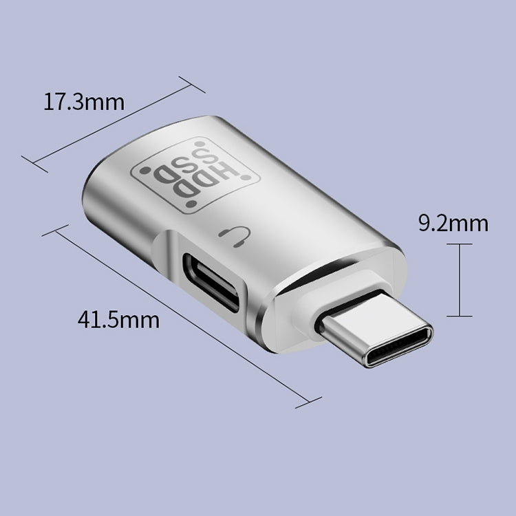 USB-C / Type-C to USB, USB-C / Type-C OTG Adapter Support Earphone & Data Transmission