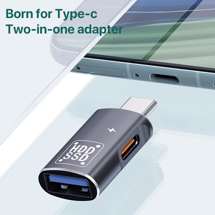 USB-C / Type-C to USB, USB-C / Type-C OTG Adapter Support Charging & Data Transmission