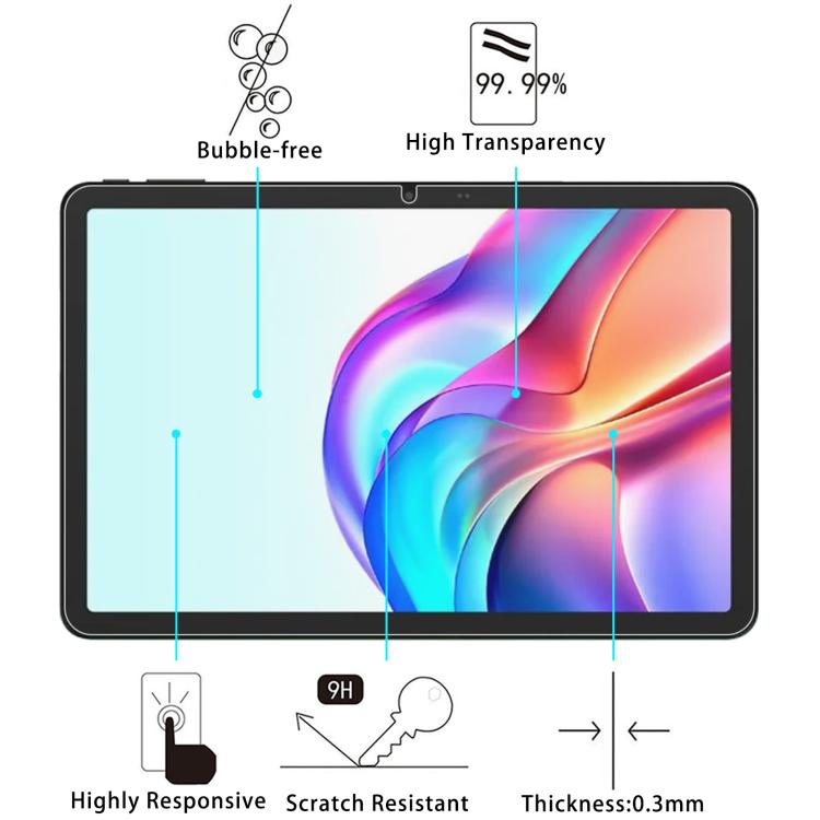 For Tecno MegaPad SE 11 9H 0.3mm Explosion-proof Tempered Glass Film