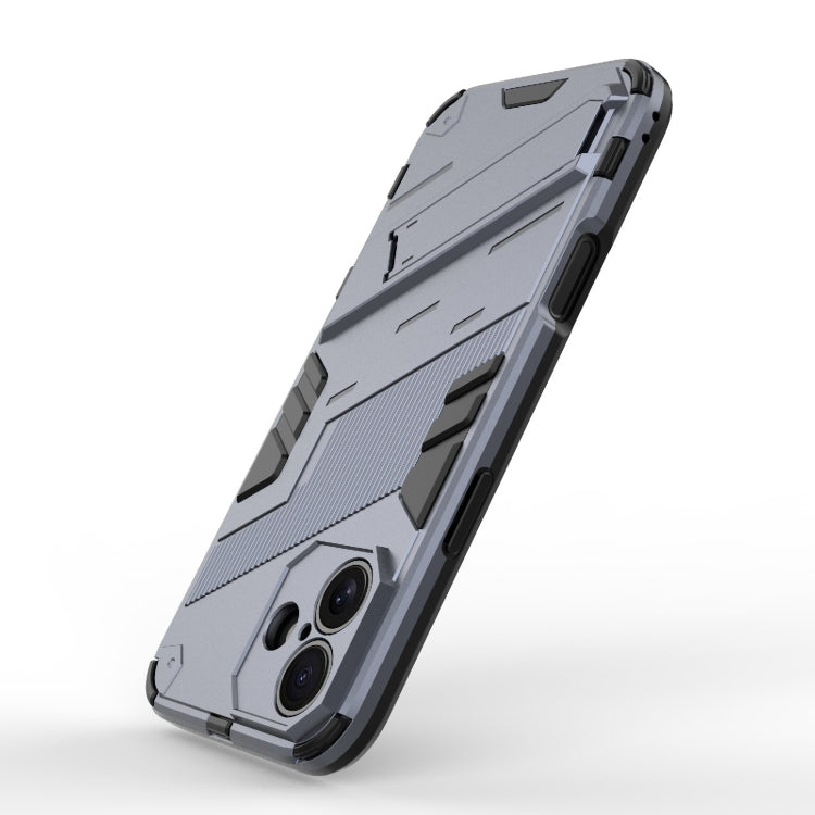 For iPhone 16 Punk Armor 2 in 1 PC + TPU Phone Case with Holder