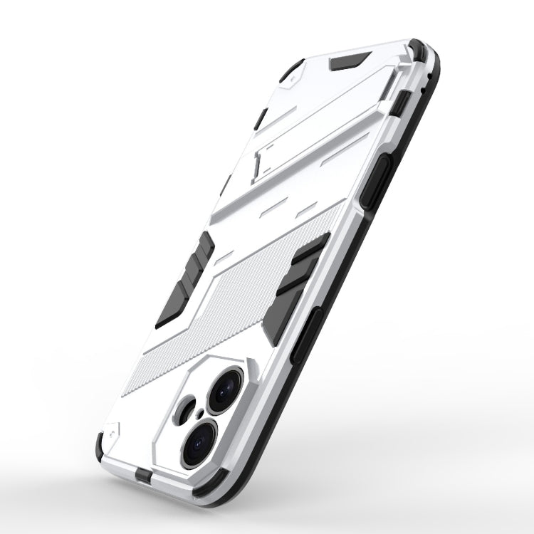 For iPhone 16 Punk Armor 2 in 1 PC + TPU Phone Case with Holder