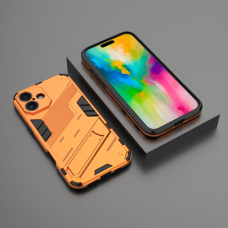 For iPhone 16 Punk Armor 2 in 1 PC + TPU Phone Case with Holder