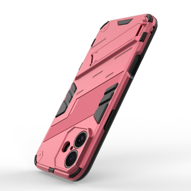 For iPhone 16 Punk Armor 2 in 1 PC + TPU Phone Case with Holder