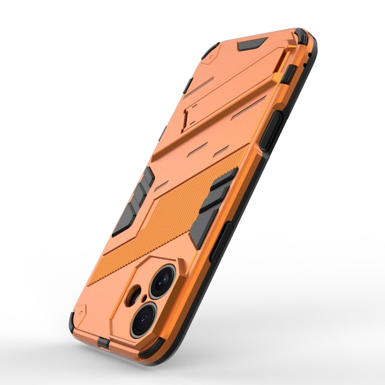 For iPhone 16 Plus Punk Armor 2 in 1 PC + TPU Phone Case with Holder
