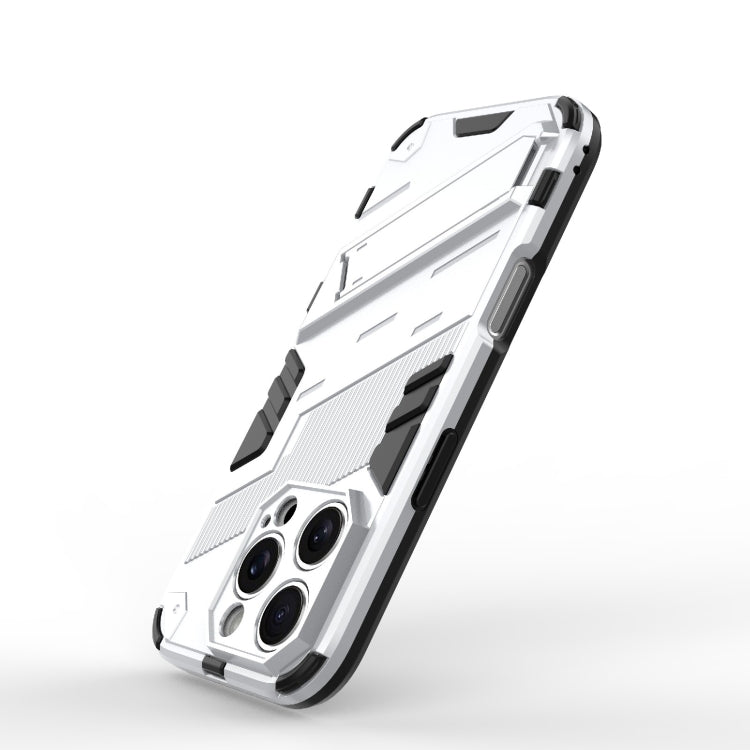 For iPhone 16 Pro Punk Armor 2 in 1 PC + TPU Phone Case with Holder