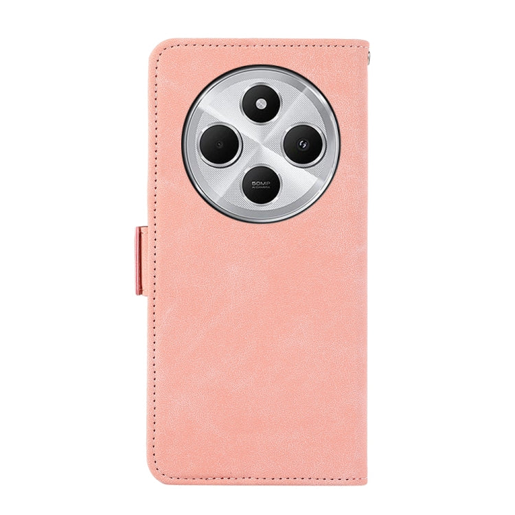 For Redmi 14C 4G ABEEL Frosted Magnetic RFID Leather Phone Case