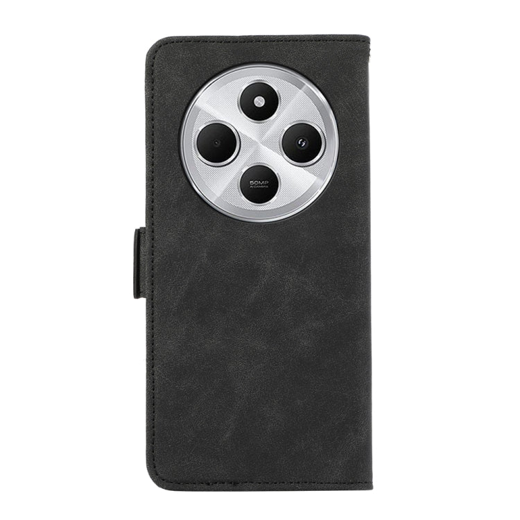 For Redmi 14C 4G ABEEL Frosted Magnetic RFID Leather Phone Case