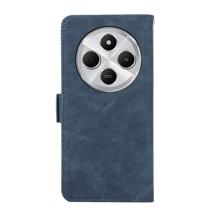 For Redmi 14C 4G ABEEL Frosted Magnetic RFID Leather Phone Case