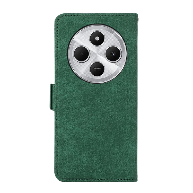 For Redmi 14C 4G ABEEL Frosted Magnetic RFID Leather Phone Case