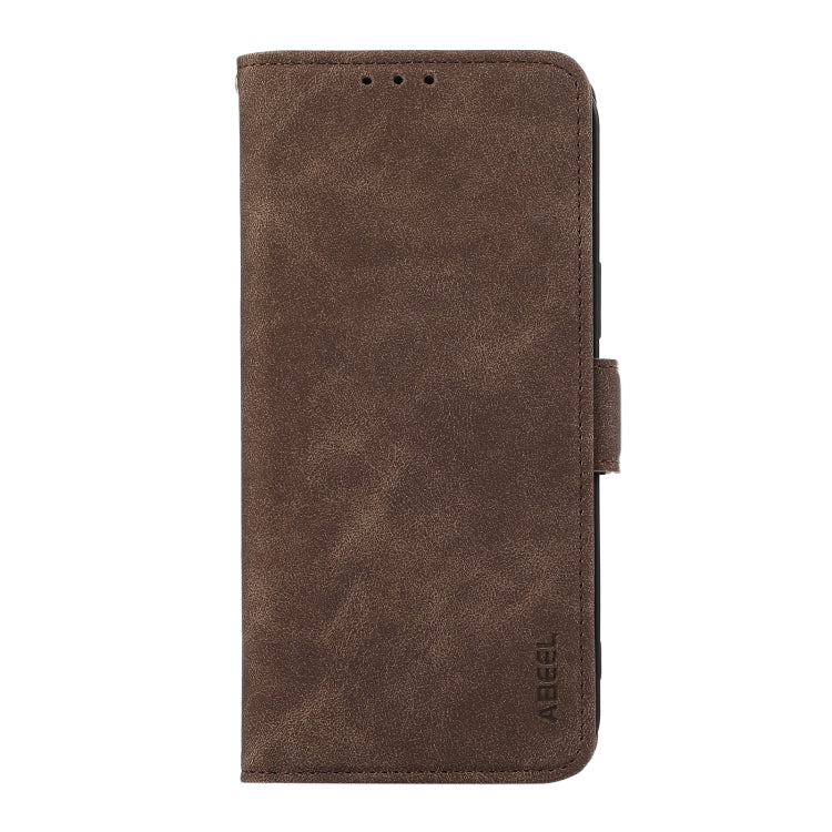 For Redmi 14C 4G ABEEL Frosted Magnetic RFID Leather Phone Case