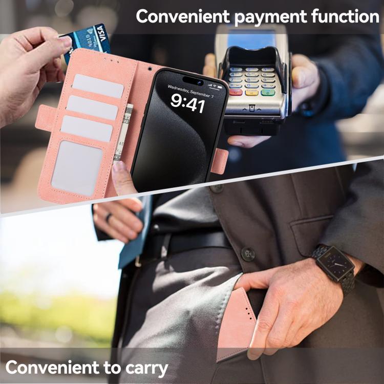 For Redmi K80 / K80 Pro ABEEL Frosted Magnetic RFID Leather Phone Case