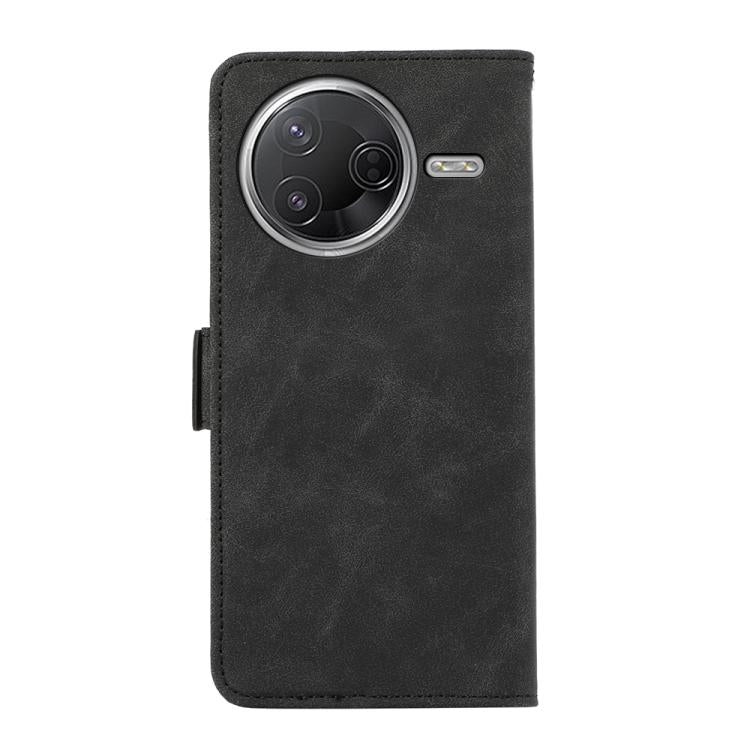 For Redmi K80 / K80 Pro ABEEL Frosted Magnetic RFID Leather Phone Case