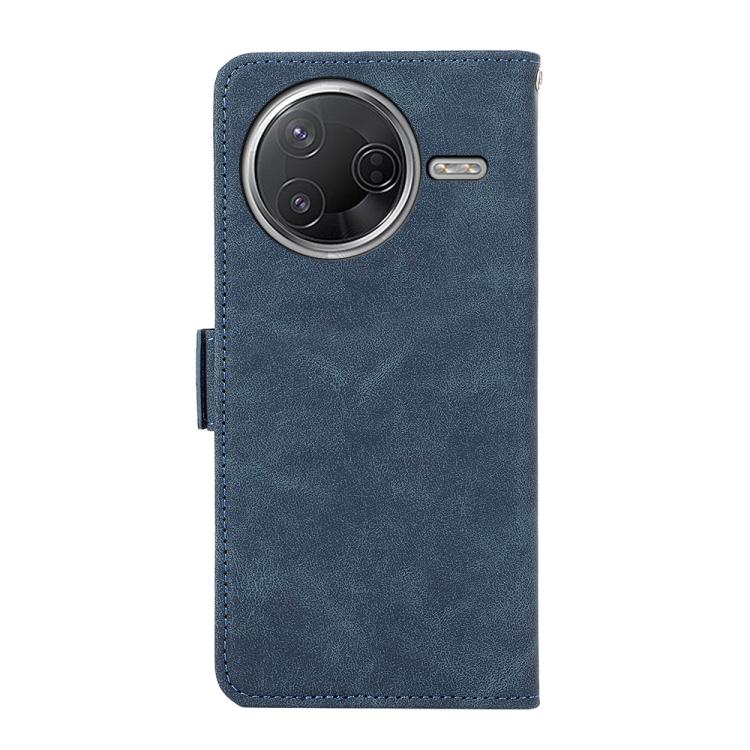 For Redmi K80 / K80 Pro ABEEL Frosted Magnetic RFID Leather Phone Case