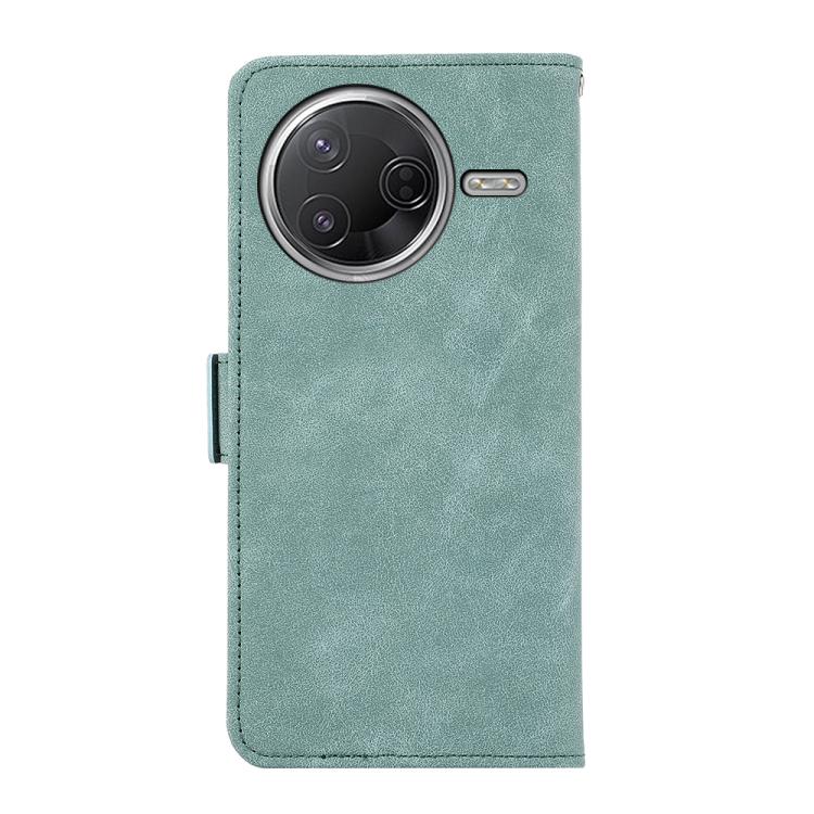 For Redmi K80 / K80 Pro ABEEL Frosted Magnetic RFID Leather Phone Case