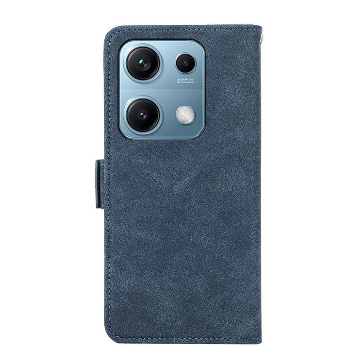 For Redmi Note 14S 4G ABEEL Frosted Magnetic RFID Leather Phone Case