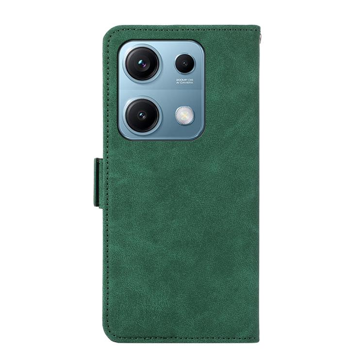 For Redmi Note 14S 4G ABEEL Frosted Magnetic RFID Leather Phone Case