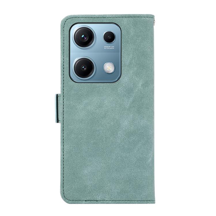 For Redmi Note 14S 4G ABEEL Frosted Magnetic RFID Leather Phone Case