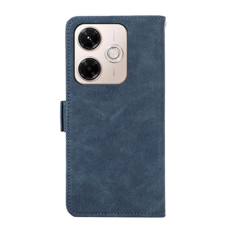 For Redmi 13X ABEEL Frosted Magnetic RFID Leather Phone Case