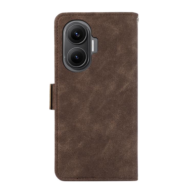 For Redmi Turbo 4 Pro ABEEL Frosted Magnetic RFID Leather Phone Case