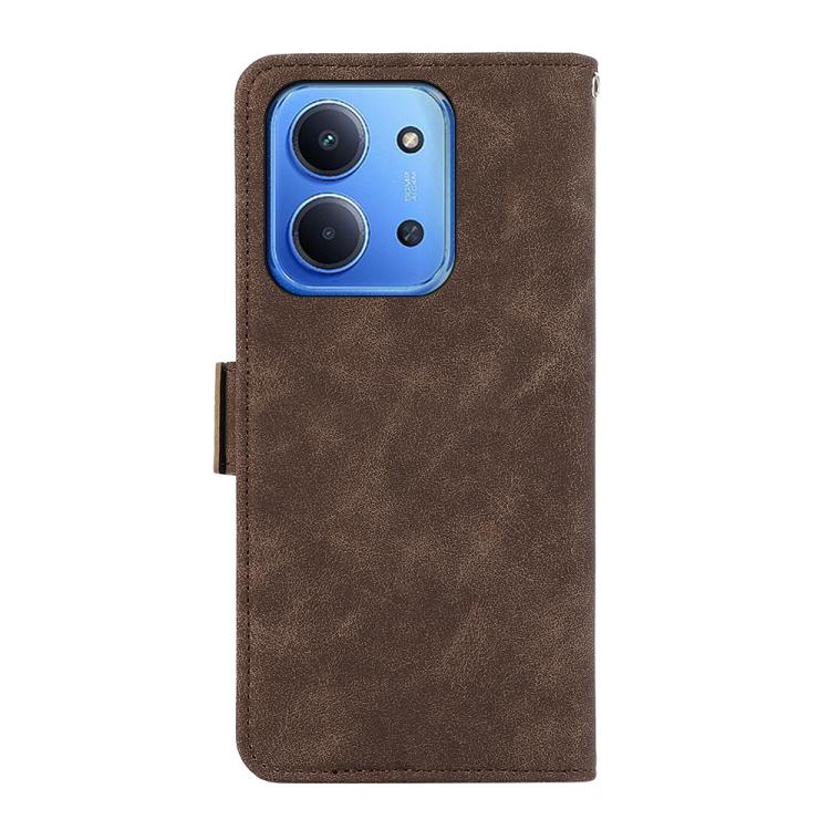 For Redmi 15C 5G / 4G EU 173mm ABEEL Frosted Magnetic RFID Leather Phone Case