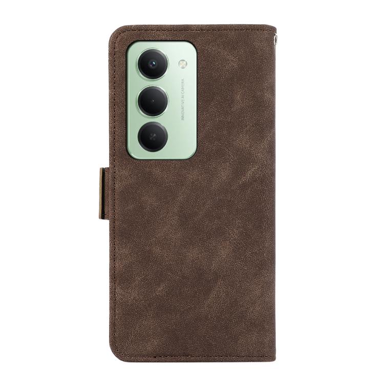 For Redmi 15 5G / 4G EU 171mm ABEEL Frosted Magnetic RFID Leather Phone Case