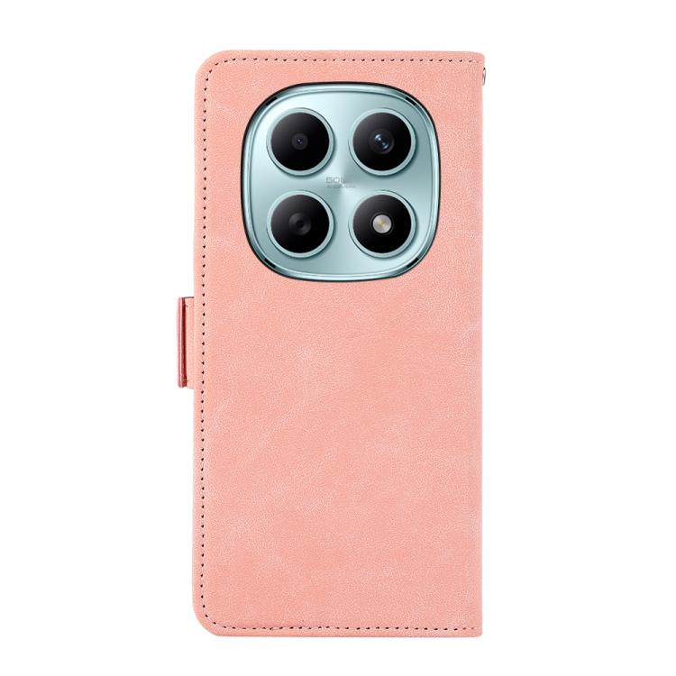 For Redmi Note 15 5G Global 164mm ABEEL Frosted Magnetic RFID Leather Phone Case