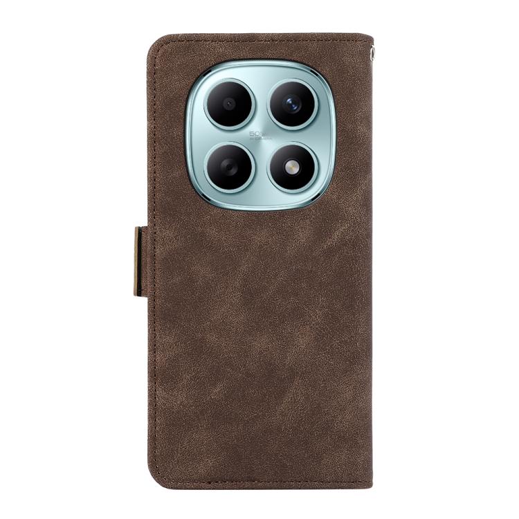 For Redmi Note 15 5G Global 164mm ABEEL Frosted Magnetic RFID Leather Phone Case