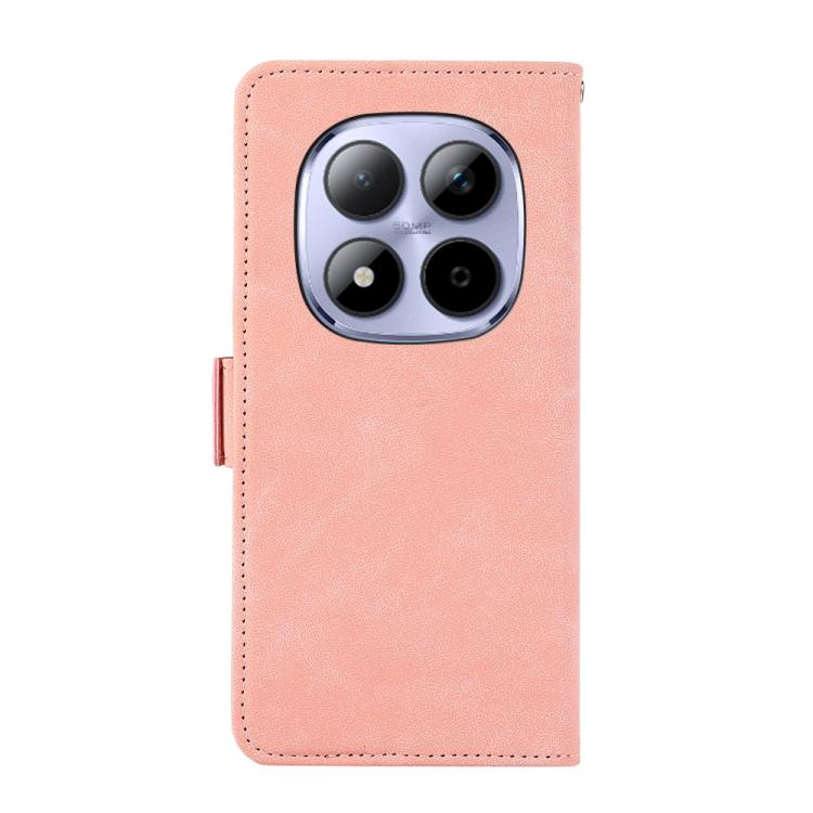 For Redmi Note 15 Pro+ 5G Global 163.3mm ABEEL Frosted Magnetic RFID Leather Phone Case