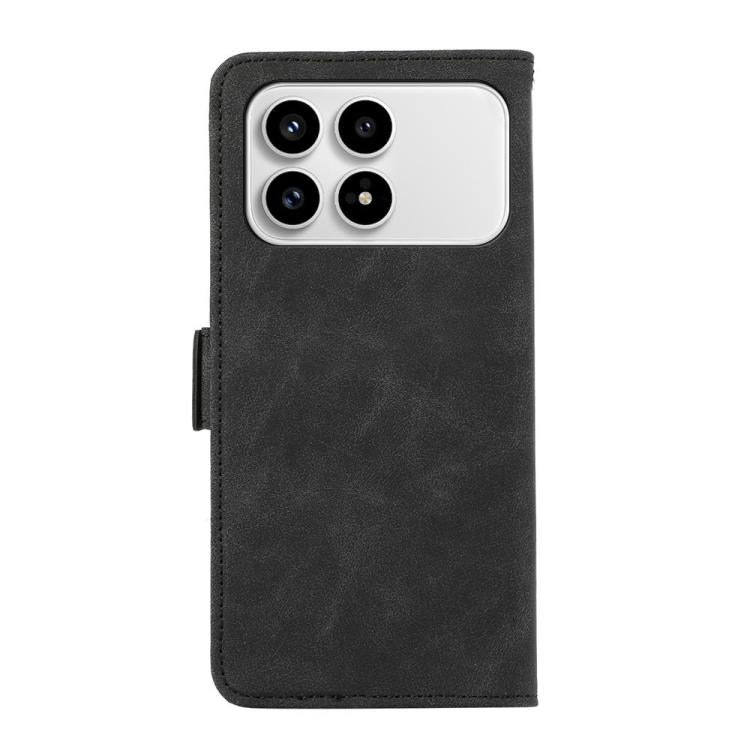 For Redmi K90/Poco F8 Pro ABEEL Frosted Magnetic RFID Leather Phone Case