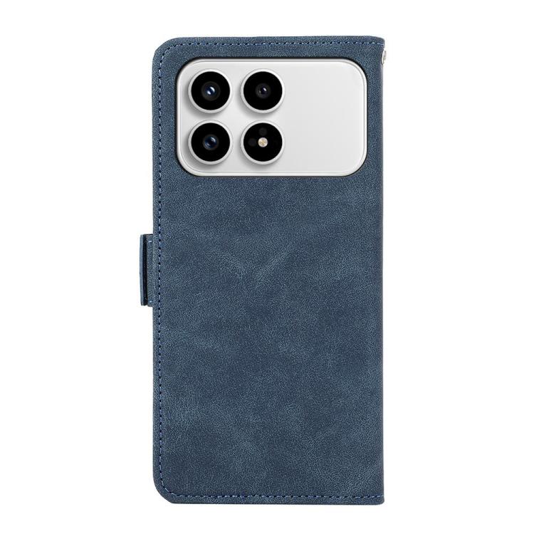 For Redmi K90/Poco F8 Pro ABEEL Frosted Magnetic RFID Leather Phone Case