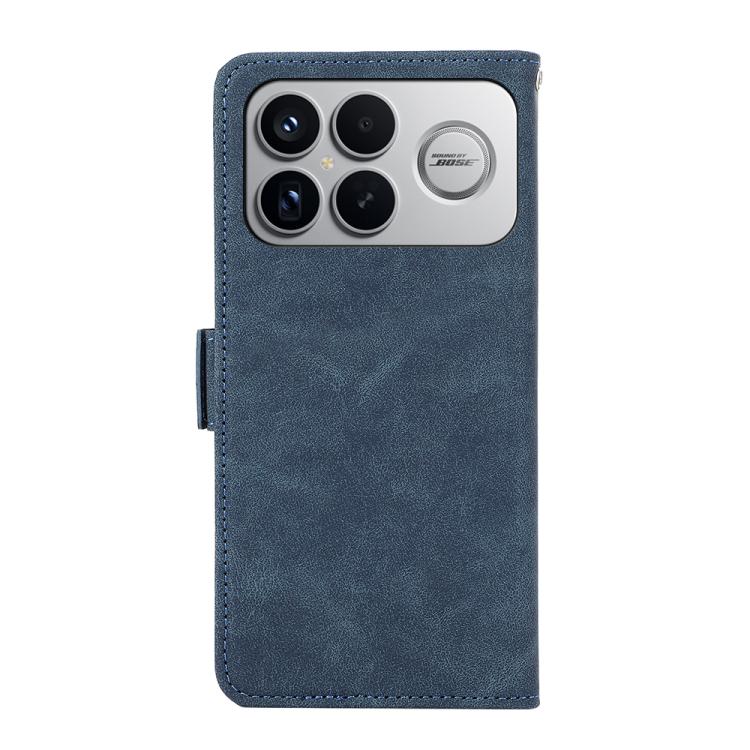 For Redmi K90 Pro Max/Poco F8 Ultra ABEEL Frosted Magnetic RFID Leather Phone Case