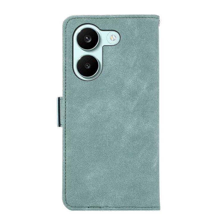 For Redmi Turbo 5 5G / Poco X8 Pro 5G ABEEL Frosted Magnetic RFID Leather Phone Case