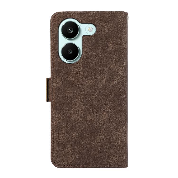 For Redmi Turbo 5 5G / Poco X8 Pro 5G ABEEL Frosted Magnetic RFID Leather Phone Case