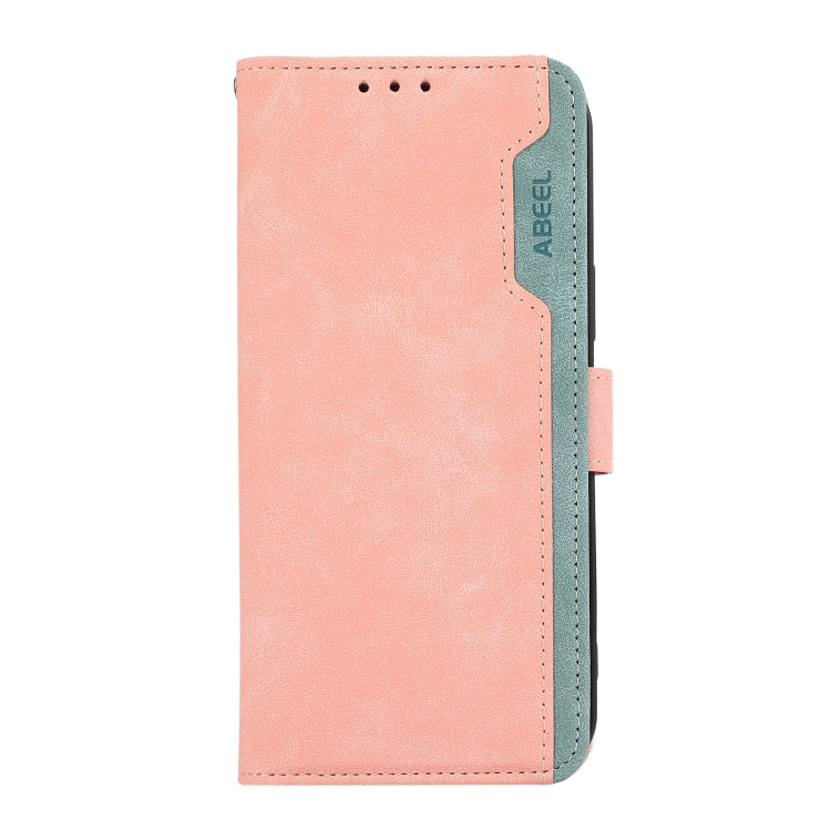 For Redmi 14C 4G ABEEL Color Block Magnetic RFID Leather Phone Case