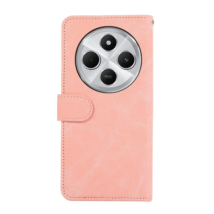 For Redmi 14C 4G ABEEL Color Block Magnetic RFID Leather Phone Case